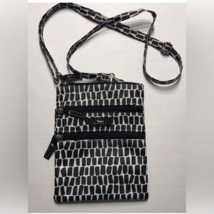 Scout Black and White Patterned Crossbody